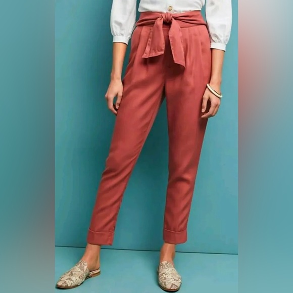 Anthropologie by Cartonnier • Kingsley Belted Pants - Picture 2 of 9